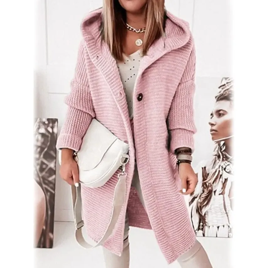 Women's Button Knitted Cardigan Sweater