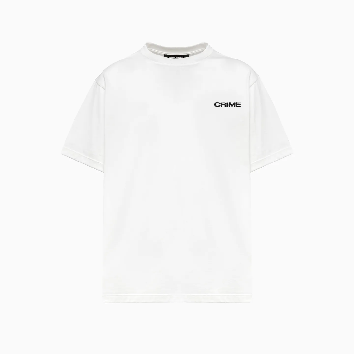 WOMEN'S LOOSE FIT CREW NECK T-SHIRTWHITE