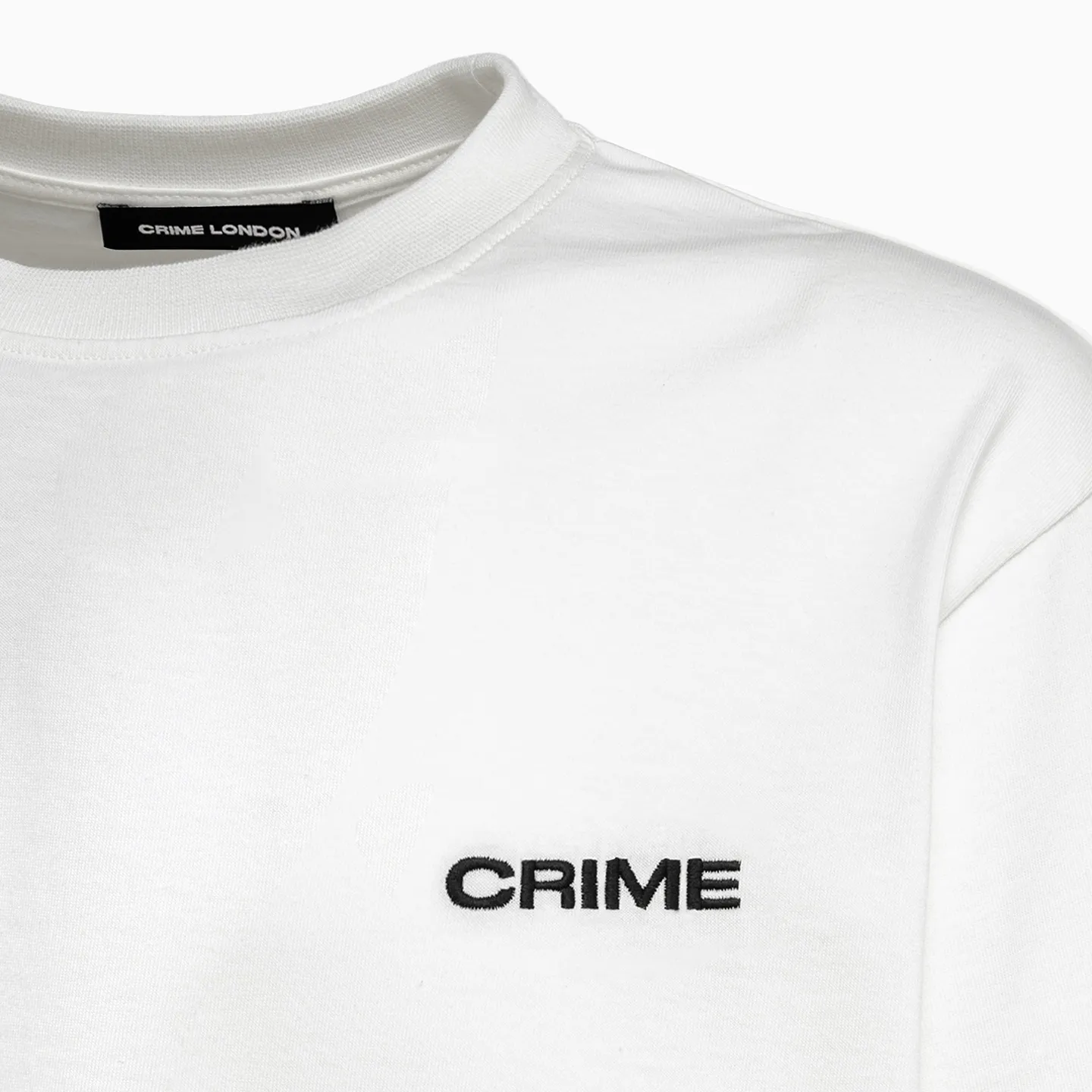 WOMEN'S LOOSE FIT CREW NECK T-SHIRTWHITE