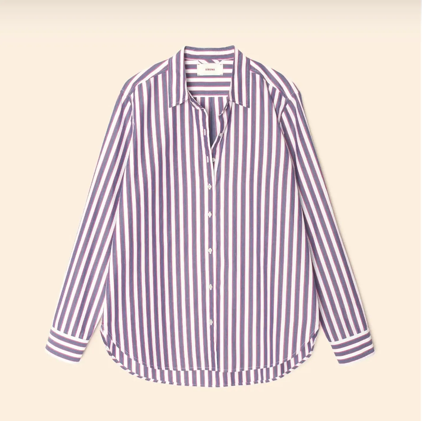 Xirena Beau Shirt - Blue Rose Stripe